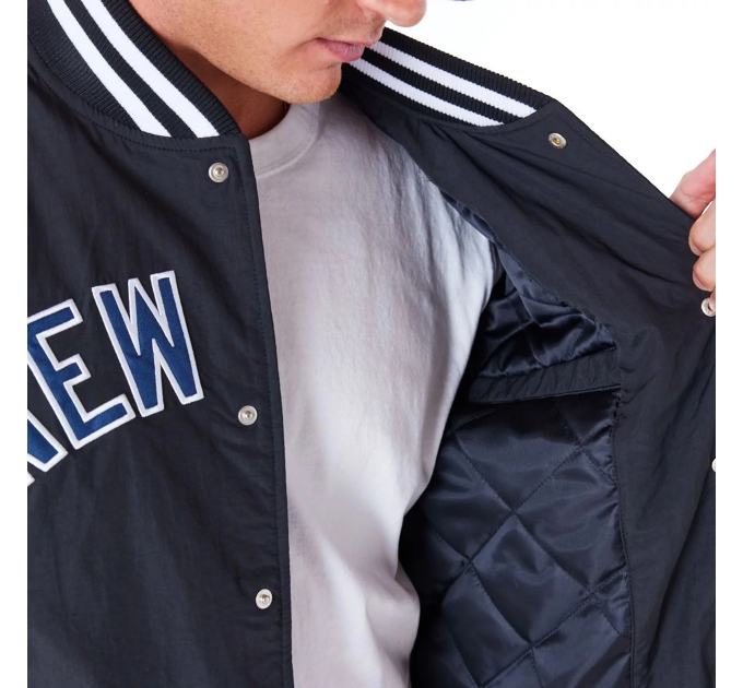 Чоловіча Куртка New Era WORDMARK BOMBER NYY Чорний L (7d60564762 L)