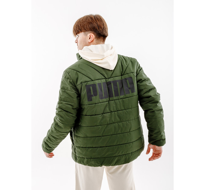 Чоловіча Куртка PUMA ESS+ Padded Jacket Хакі M (7d84934931 M)