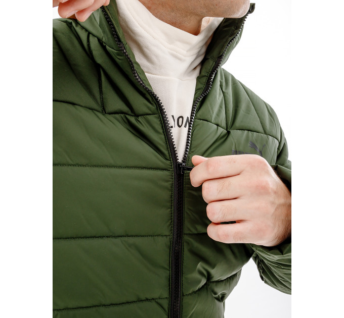 Чоловіча Куртка PUMA ESS+ Padded Jacket Хакі M (7d84934931 M)