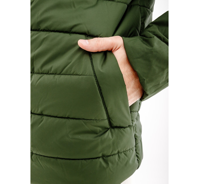 Чоловіча Куртка PUMA ESS+ Padded Jacket Хакі M (7d84934931 M)