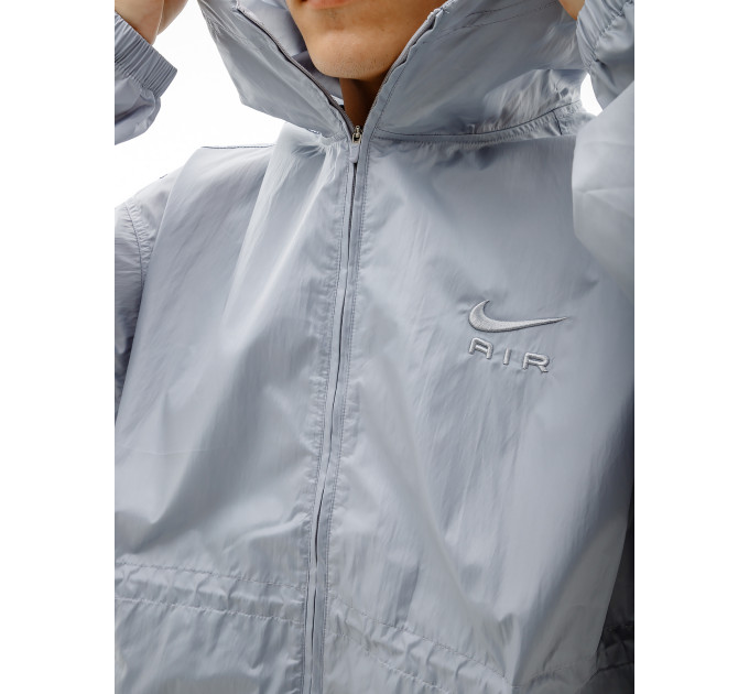 Чоловіча Куртка Nike M NSW AIR WOVEN JACKET Сірий XL (7dDX0140-012 XL)