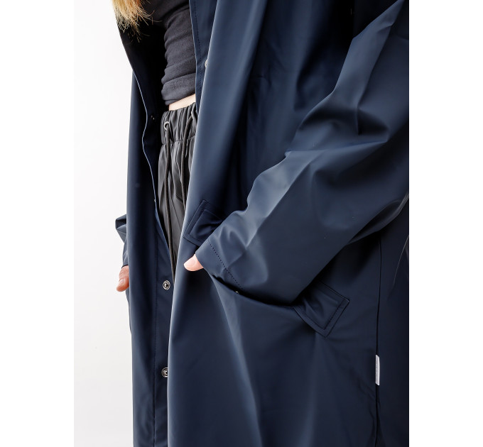 Чоловіча Куртка Rains Long Jacket Синій XS-S (7d1202-Blue XS-S)