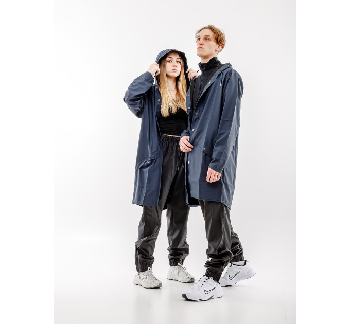 Чоловіча Куртка Rains Long Jacket Синій XS-S (7d1202-Blue XS-S)