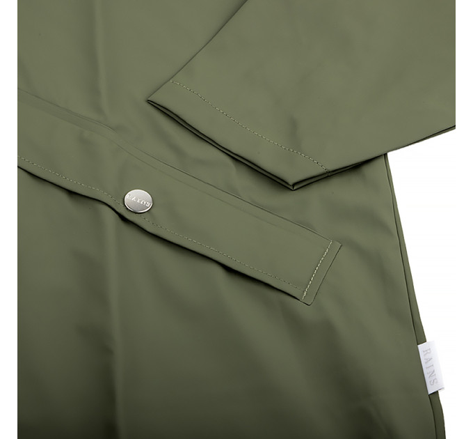 Чоловіча Куртка Rains Long Jacket Зелений 2XS-XS (7d1202-Olive 2XS-XS)