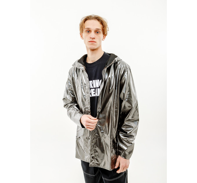 Чоловіча Куртка Rains Jackets Срібний L-XL (7d1801-HolographicSteel L-XL) Чоловіча Куртка Rains Jackets Срібний L-XL (7d1801-HolographicSteel L-XL)