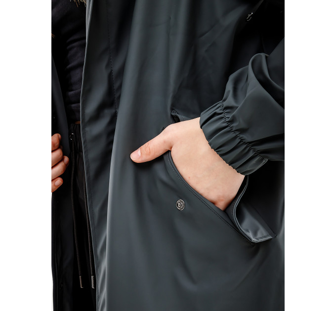 Чоловіча Куртка Rains Jackets Сірий S-M (7d1814-Slate S-M)