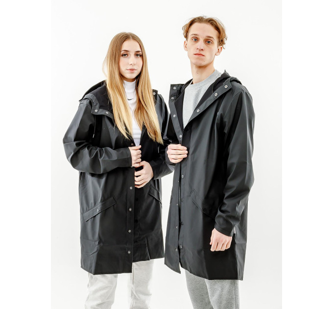 Куртка унісекс Rains Jackets Чорний XS/S (7d1202-Black XS/S)