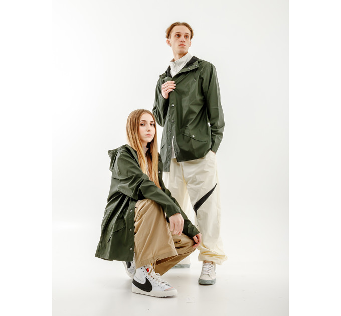 Чоловіча Куртка Rains Jacket Зелений XS-S (7d1201-Green XS-S)