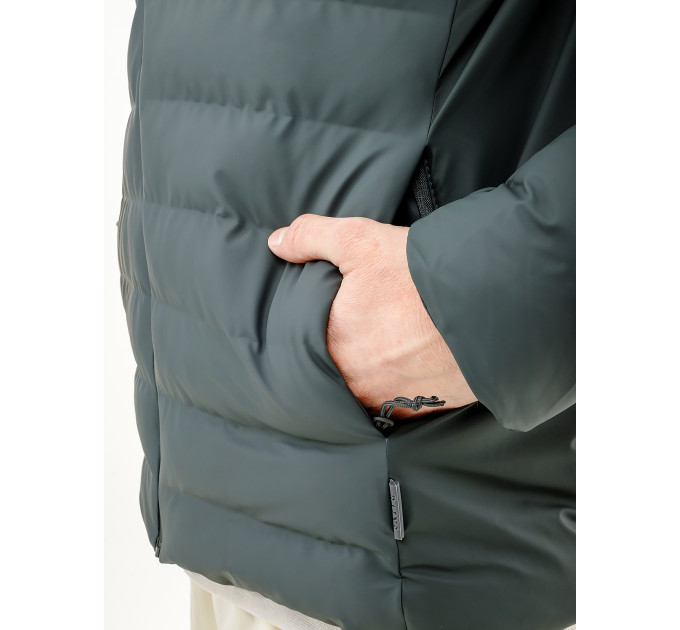 Чоловіча Куртка Rains Trekker Hooded Jacket Сірий XS-S (7d1528-Slate XS-S)