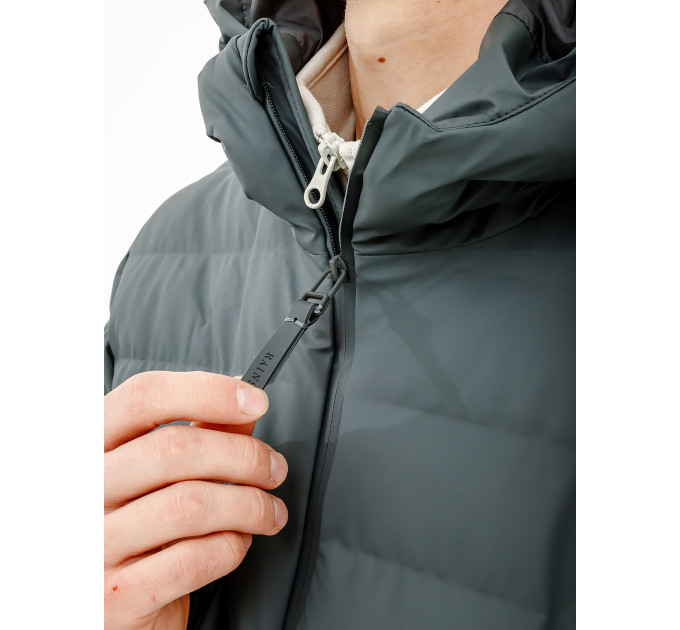 Чоловіча Куртка Rains Trekker Hooded Jacket Сірий XS-S (7d1528-Slate XS-S)