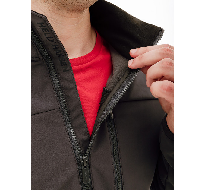 Чоловіча Куртка HELLY HANSEN CREW SOFTSHELL JACKET 2.0 Чорний XL (7d30223-980 XL)