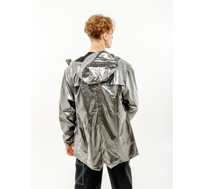Чоловіча Куртка Rains Jackets Срібний S-M (7d1801-HolographicSteel S-M)
