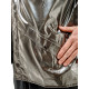 Чоловіча Куртка Rains Jackets Срібний S-M (7d1801-HolographicSteel S-M)