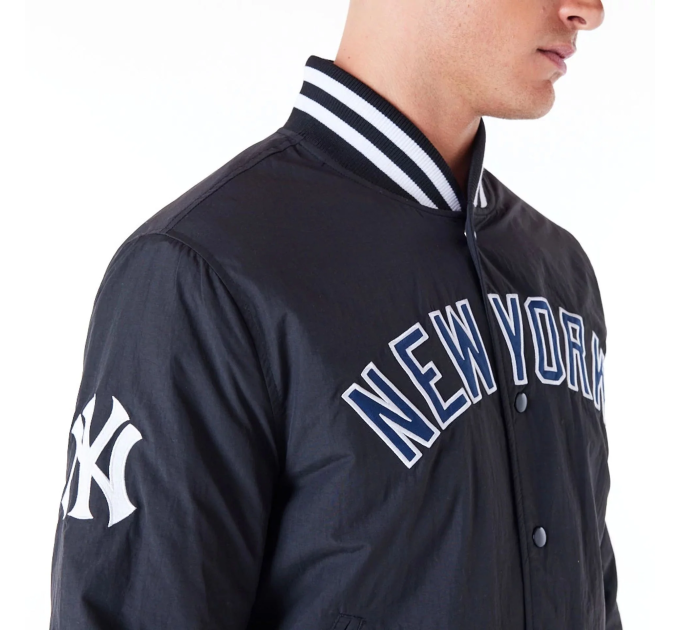 Чоловіча Куртка New Era WORDMARK BOMBER NYY Чорний XL (7d60564762 XL)