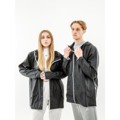 Чоловіча Куртка Rains Jackets Чорний S-M (7d1201-BlackReflective S-M)