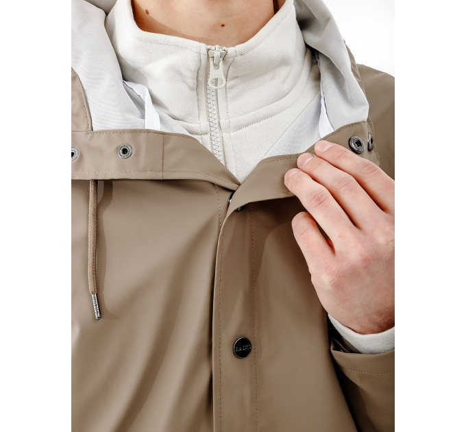 Чоловіча Куртка Rains Jacket Коричневий 2XS-XS (7d1201-Taupe 2XS-XS)