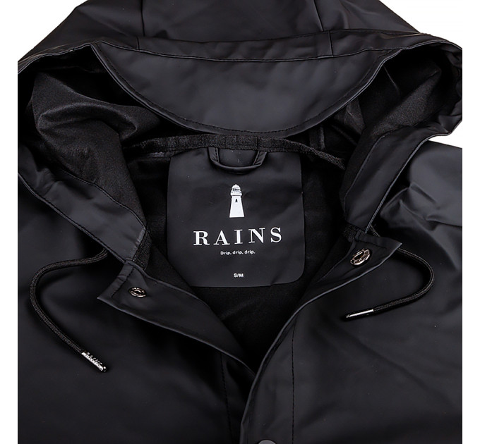 Чоловіча Куртка Rains Jackets Чорний L-XL (7d1826-Black L-XL)