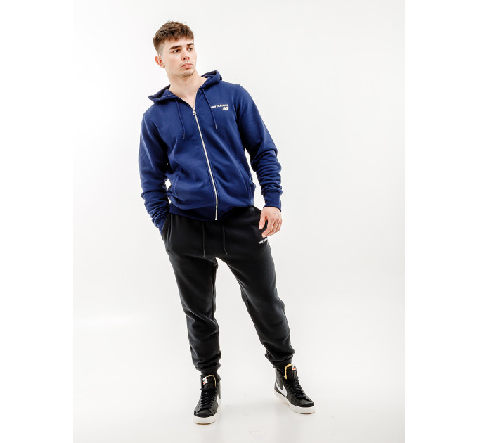 Чоловіча Куртка New Balance Classic Core FZ Синій M (7dMJ03907PGM M)