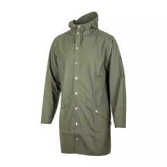 Чоловіча Куртка Rains Long Jacket Зелений S-M (7d1202-Olive S-M)