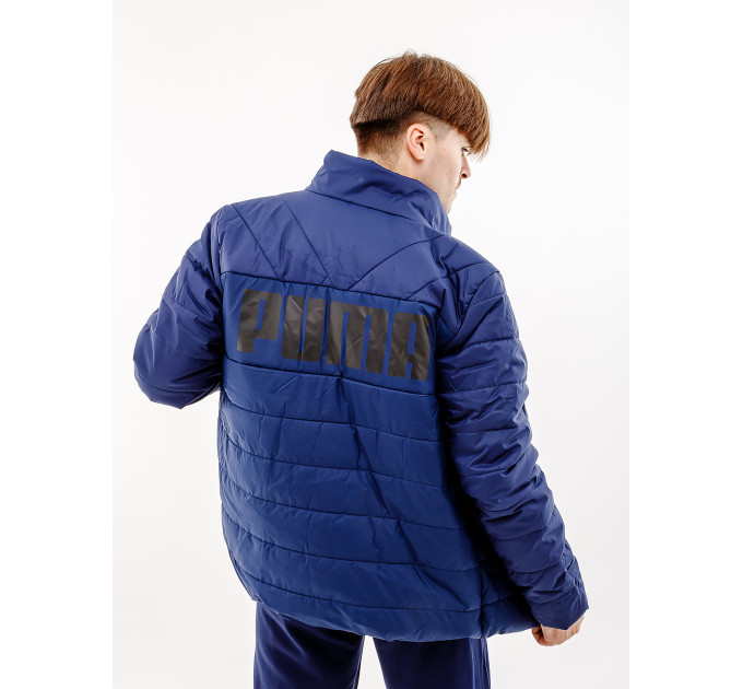 Чоловіча Куртка PUMA ESS+ Padded Jacket Синій XL (7d84934906 XL)