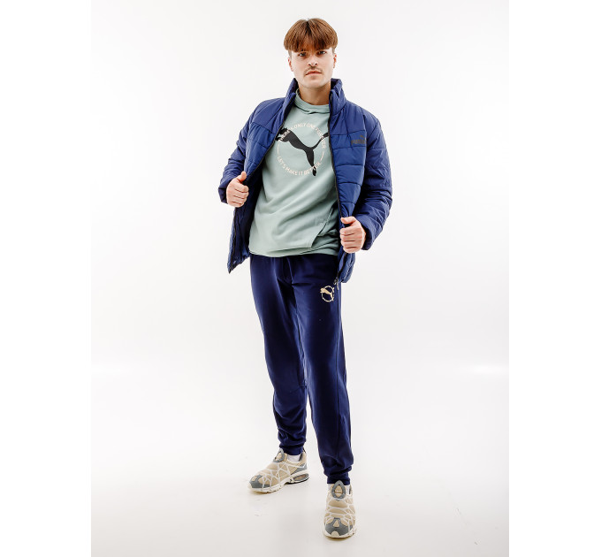 Чоловіча Куртка PUMA ESS+ Padded Jacket Синій XL (7d84934906 XL)