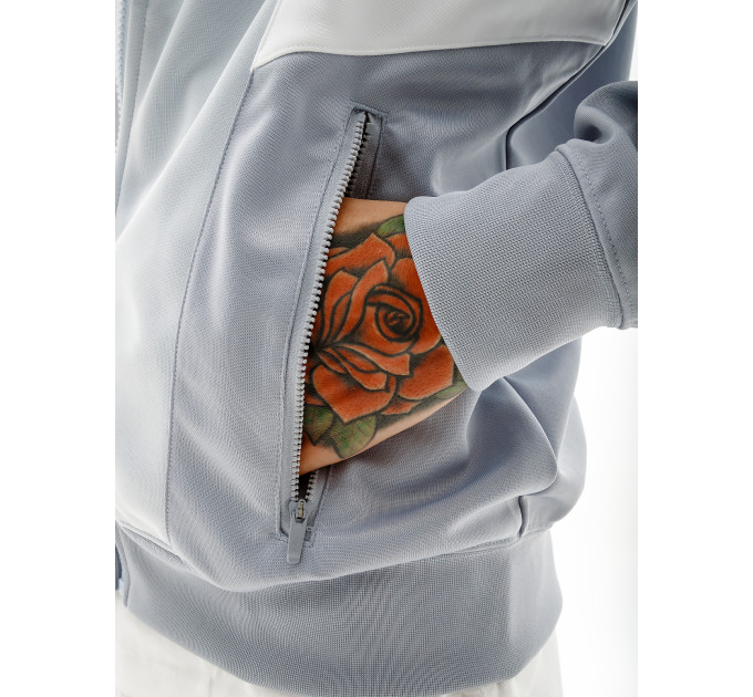 Чоловіча Куртка Nike M NSW HYBRID PK TRACKTOP Сірий XL (7dFB1626-043 XL)