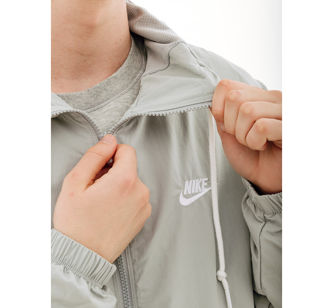 Чоловіча Куртка Nike CLUB Сірий XL (7dFB7397-077 XL)