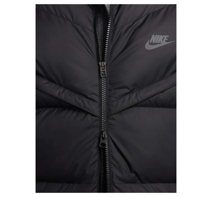 Чоловіча Куртка Nike M NSW SF WR PL-FLD AIR MAX JKT Чорний L (7dHF6603-010 L)