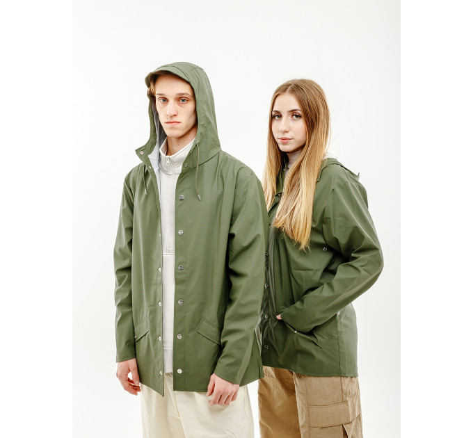 Чоловіча Куртка Rains Jacket Зелений 2XS-XS (7d1201-Olive 2XS-XS) Чоловіча Куртка Rains Jacket Зелений 2XS-XS (7d1201-Olive 2XS-XS)