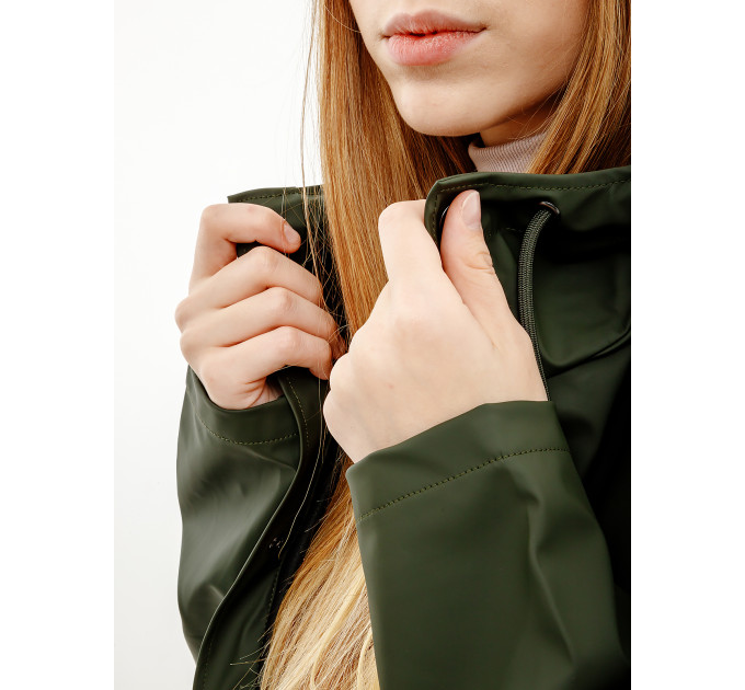 Чоловіча Куртка Rains Long Jacket Зелений XS-S (7d1202-Green XS-S)