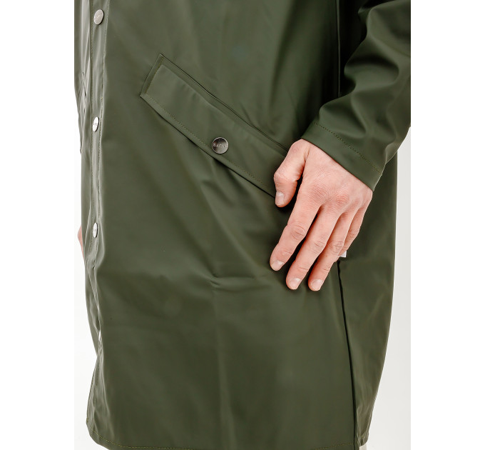 Чоловіча Куртка Rains Long Jacket Зелений XS-S (7d1202-Green XS-S)