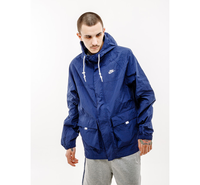 Чоловіча Куртка Nike M NK CLUB BANDON JKT Синій L (7dFN3108-410 L)