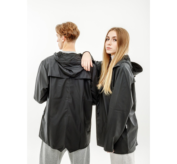 Куртка унісекс Rains Jackets Чорний M/L (7d1201-Black M/L)