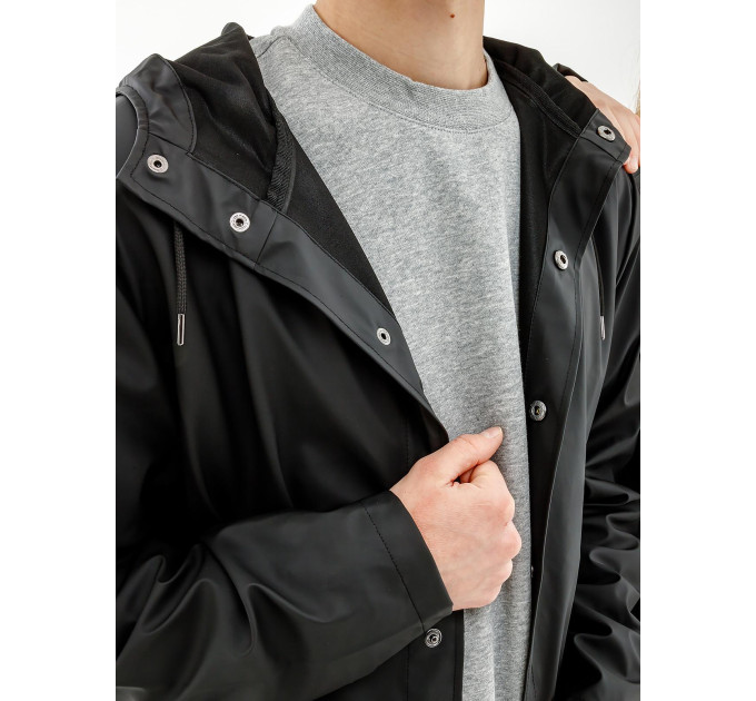Куртка унісекс Rains Jackets Чорний M/L (7d1201-Black M/L)