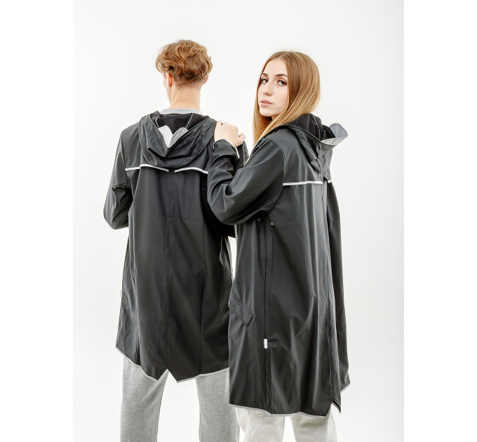 Чоловіча Куртка Rains Jackets Чорний M-L (7d1202-BlackReflective M-L)