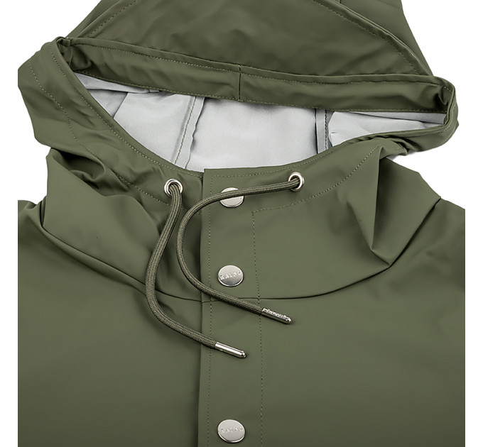 Чоловіча Куртка Rains Long Jacket Зелений XS-S (7d1202-Olive XS-S)