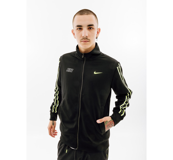 Чоловіча Куртка Nike M NSW REPEAT SW PK TRACKTOP Чорний XL (7dFD1183-011 XL) Чоловіча Куртка Nike M NSW REPEAT SW PK TRACKTOP Чорний XL (7dFD1183-011 XL)