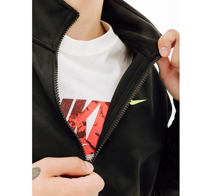 Чоловіча Куртка Nike M NSW REPEAT SW PK TRACKTOP Чорний XL (7dFD1183-011 XL)