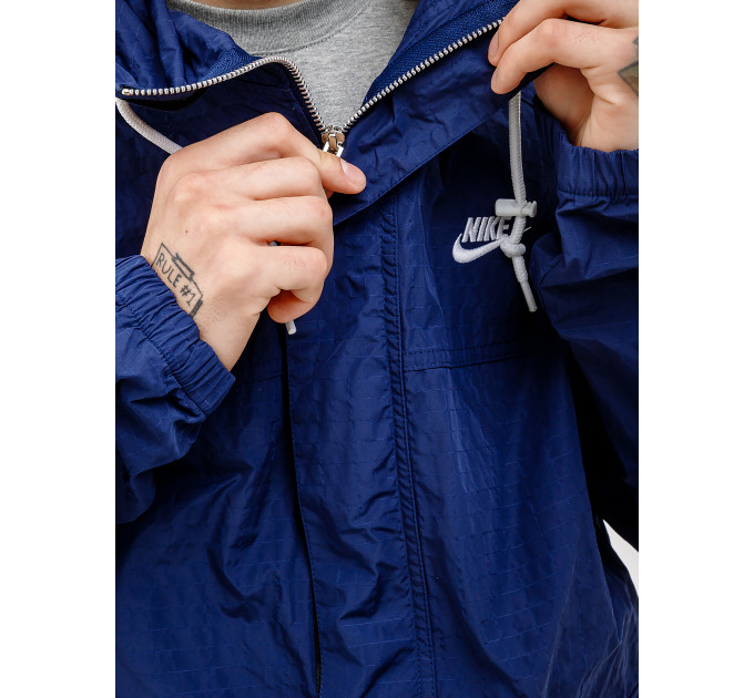 Чоловіча Куртка Nike M NK CLUB BANDON JKT Синій XL (7dFN3108-410 XL)