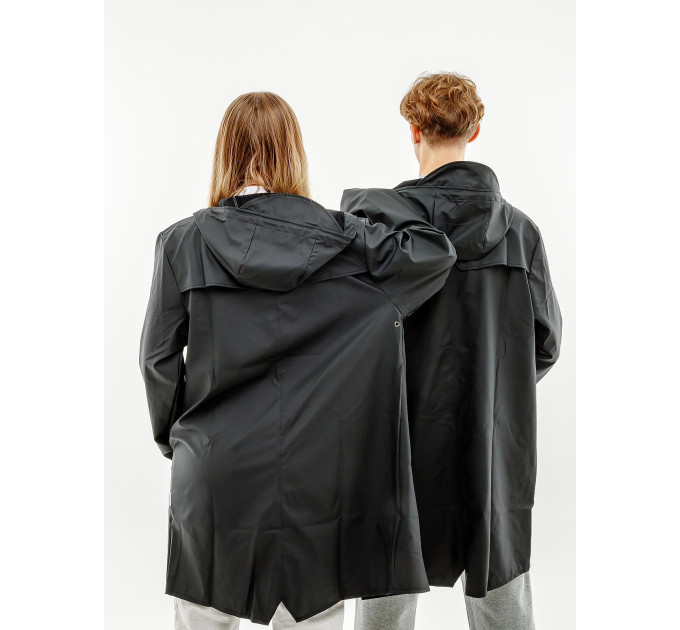 Куртка унісекс Rains Jackets Чорний M/L (7d1202-Black M/L)