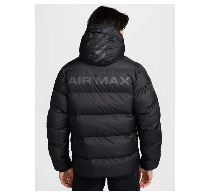 Чоловіча Куртка Nike M NSW SF WR PL-FLD AIR MAX JKT Чорний S (7dHF6603-010 S)