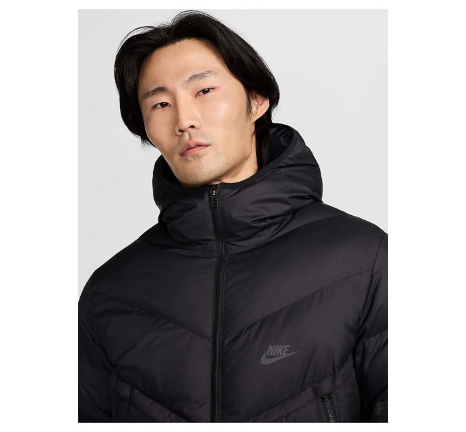 Чоловіча Куртка Nike M NSW SF WR PL-FLD AIR MAX JKT Чорний S (7dHF6603-010 S)