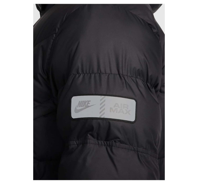 Чоловіча Куртка Nike M NSW SF WR PL-FLD AIR MAX JKT Чорний S (7dHF6603-010 S)