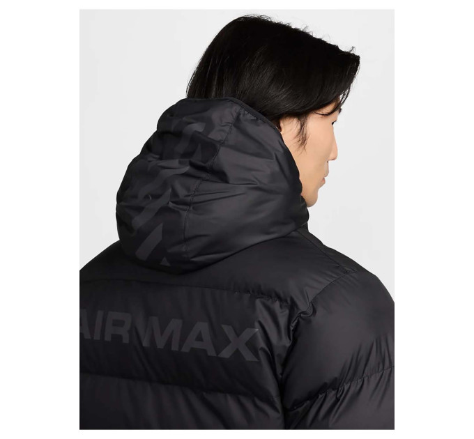 Чоловіча Куртка Nike M NSW SF WR PL-FLD AIR MAX JKT Чорний S (7dHF6603-010 S)