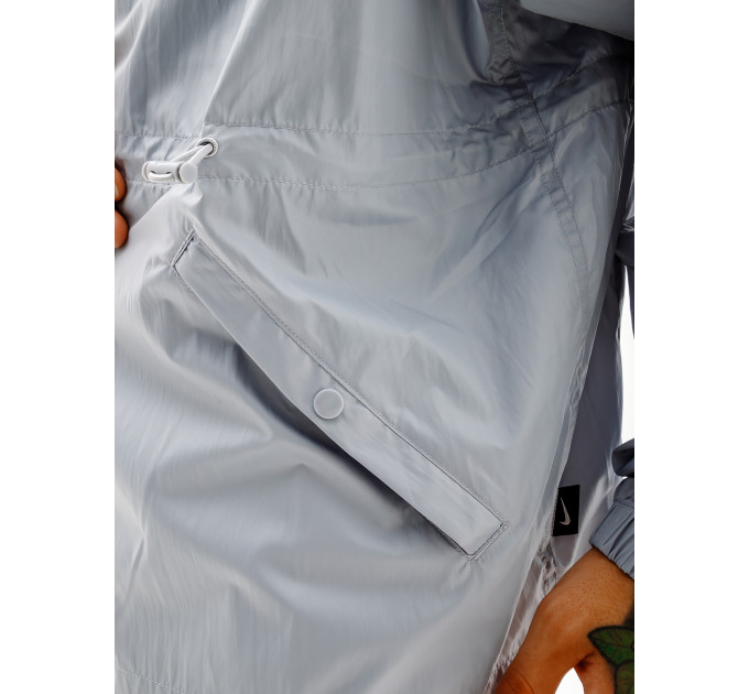 Чоловіча Куртка Nike M NSW AIR WOVEN JACKET Сірий L (7dDX0140-012 L)