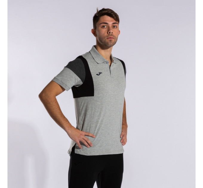 Поло Joma CONFORT III SHORT SLEEVE POLO сірий XL 102734.251 XL