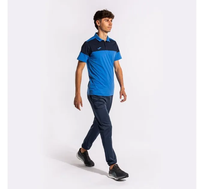 Чоловіче поло JOMA CREW V Темно-синій Синій S (103297.703)