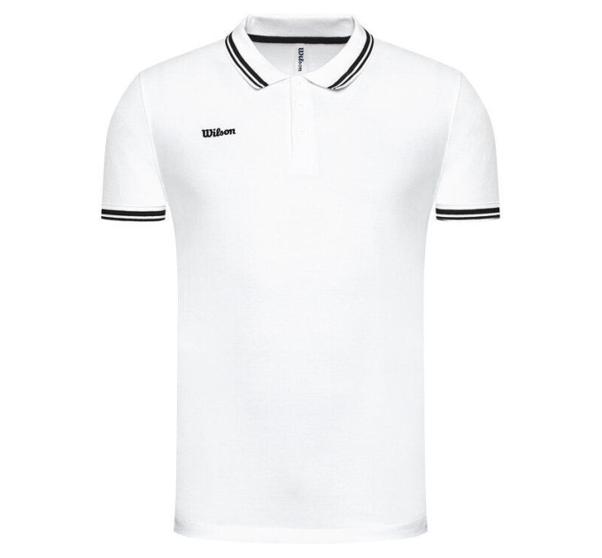 Чоловіче Поло Wilson TEAM II COTTON POLO Білий S (WRA794301 S)