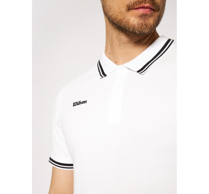 Чоловіче Поло Wilson TEAM II COTTON POLO Білий S (WRA794301 S)