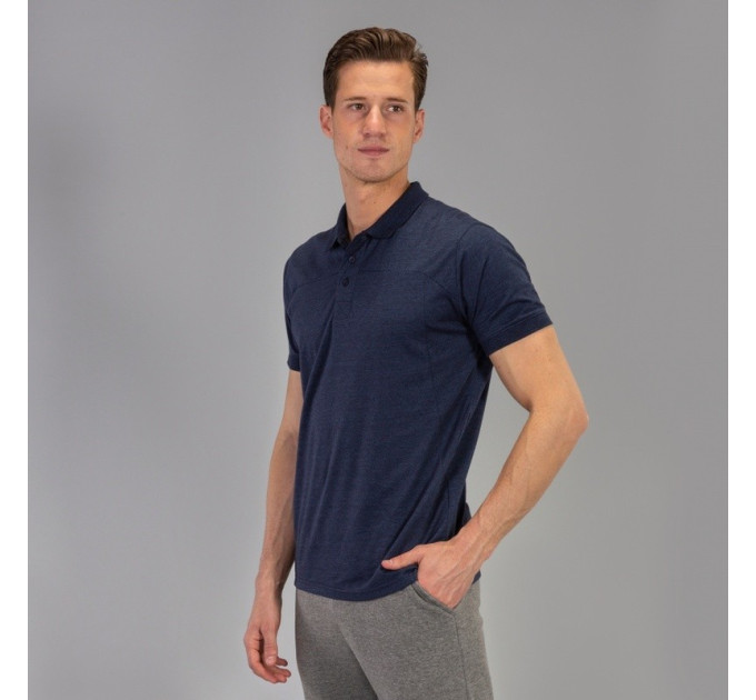 Поло Joma POLO SHIRT WINNER II COTTON BLUE JEAN S/S синій S 101282.300 S
